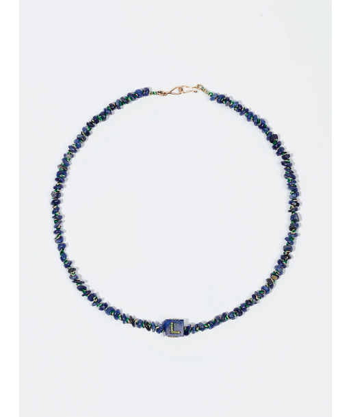 COLLIER CUBIX LOVE LAPIS ET TSAVORITES livraison et retour toujours gratuits