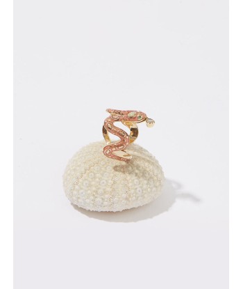 BAGUE EVE SERPENT EMAIL ROSE ET OR le concept de la Pate a emporter 