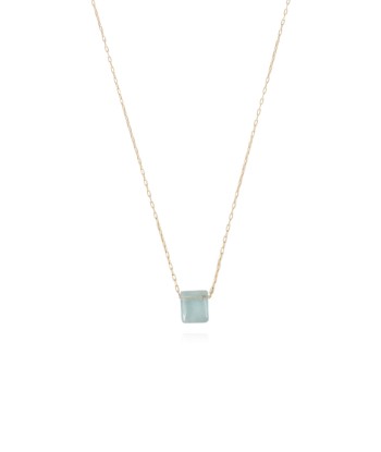 COLLIER CHICLET AQUAMARINE du meilleur 