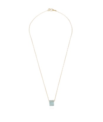 COLLIER CHICLET AQUAMARINE du meilleur 