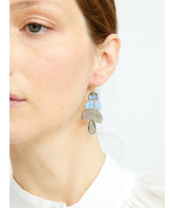 BOUCLES D'OREILLES PETIT TOTEM LABRADORITE Voir les baskets