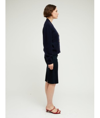 CARDIGAN LOU NERO NERO NAVY france