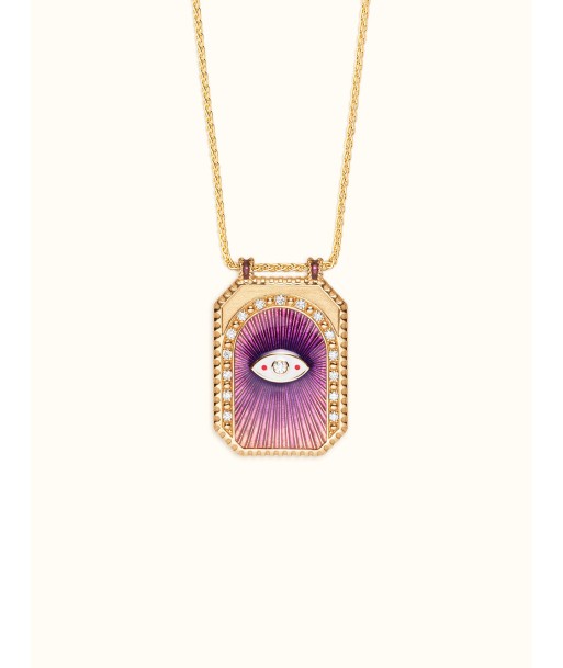 SCAPULAIRE EYE PROTECT VIOLET 18K soldes