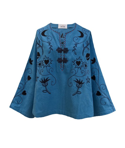 BLOUSE BASIL BRODÉE OUTREMER est présent 