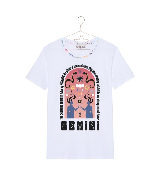 TEE SHIRT ASTRO BLANC GEMINI suggérées chez