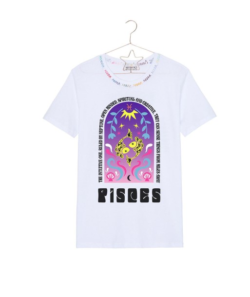 TEE SHIRT ASTRO BLANC PISCES En savoir plus