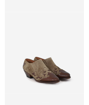 BOTTINES MAGIC SUEDE LEZARD BROWN suggérées chez