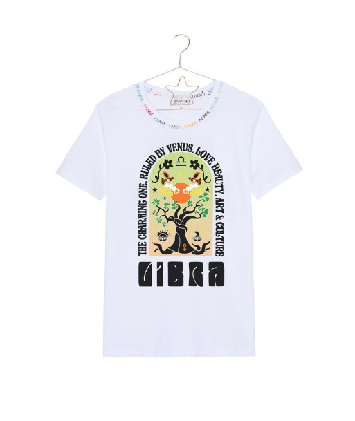 TEE SHIRT ASTRO BLANC LIBRA l'achat 