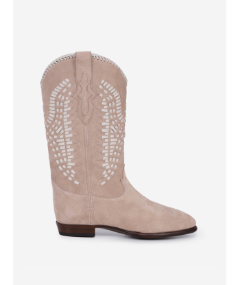 BOTTES INCA SUEDE NUDE WHITE JUSQU'A -70%! 