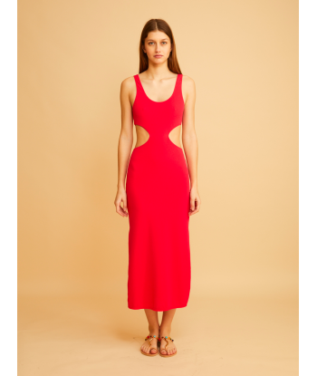 ROBE SMOOTH LIFE ROSE-ROUGE la livraison gratuite