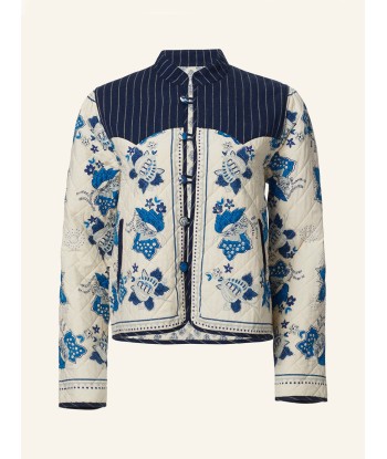 VESTE CLAUDE BLUE CHINA ou a consommer sur place