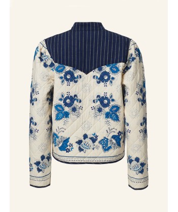 VESTE CLAUDE BLUE CHINA ou a consommer sur place