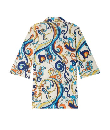 CHEMISE LAUREN ARABESQUE BLEU le des métaux précieux