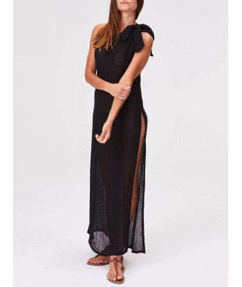 ROBE SARONG GAZE NOIRE pas cheres