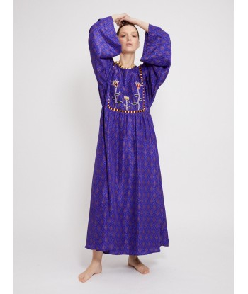 ROBE DEVA VIOLETTE EN SOIE paiement sécurisé