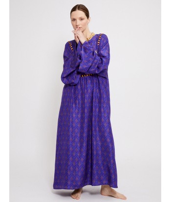 ROBE DEVA VIOLETTE EN SOIE paiement sécurisé