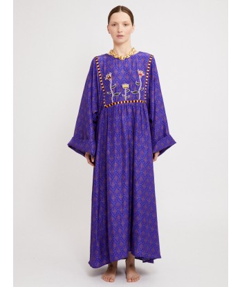 ROBE DEVA VIOLETTE EN SOIE paiement sécurisé