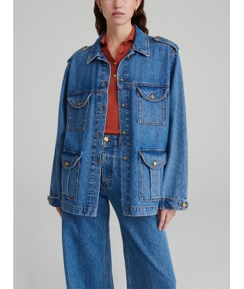 VESTE SAHARIANA EN DENIM NARIIDA MAYA Economisez 