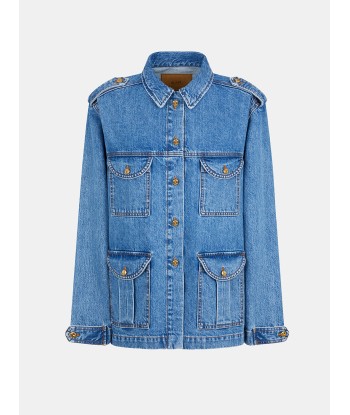 VESTE SAHARIANA EN DENIM NARIIDA MAYA Economisez 