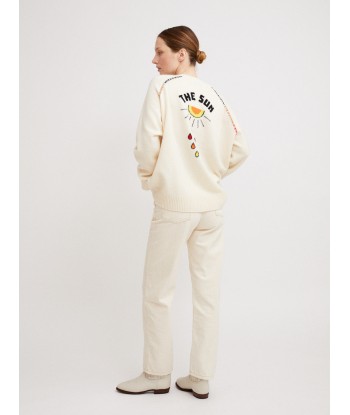 PULL CACHEMIRE SUN OFF WHITE de technologie