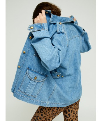 VESTE SAHARIANA EN DENIM NARIIDA MAYA Economisez 