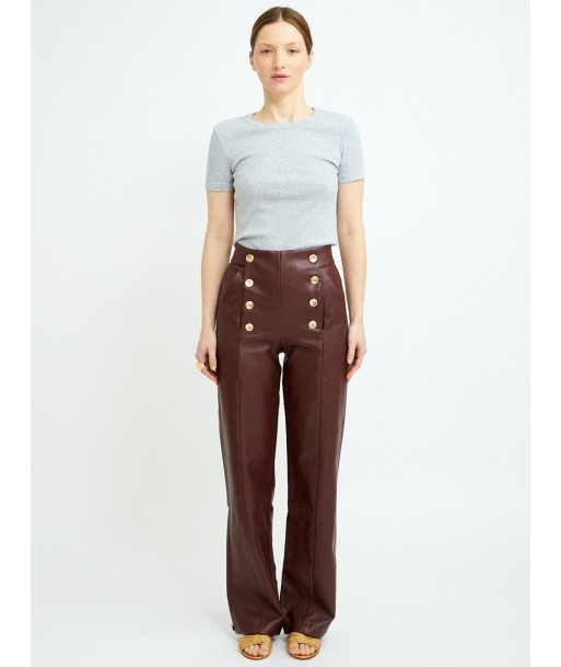 PANTALON POPPY BORDEAUX Paris Déstockage Promo