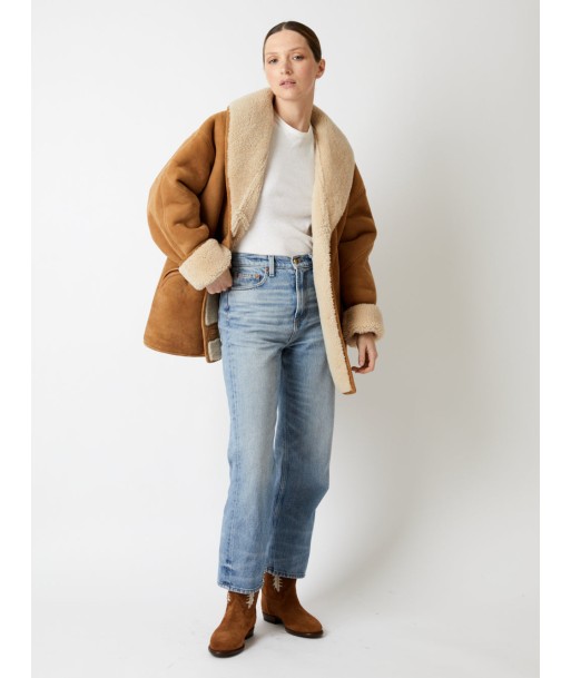 MANTEAU TATOOSH SHEARLING CAMEL Faites des économies