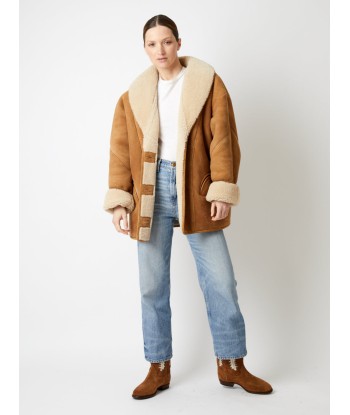 MANTEAU TATOOSH SHEARLING CAMEL Faites des économies