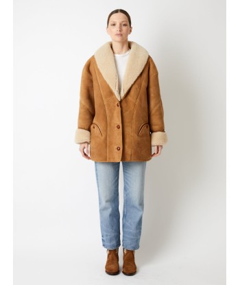 MANTEAU TATOOSH SHEARLING CAMEL Faites des économies