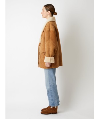 MANTEAU TATOOSH SHEARLING CAMEL Faites des économies