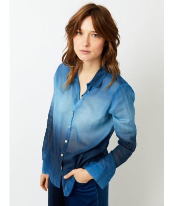 CHEMISE EN VOILE DENIM DÉGRADÉE de l' environnement