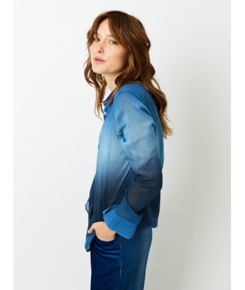 CHEMISE EN VOILE DENIM DÉGRADÉE de l' environnement