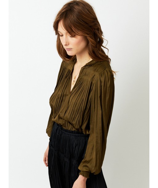 BLOUSE LEAH OLIVE de France