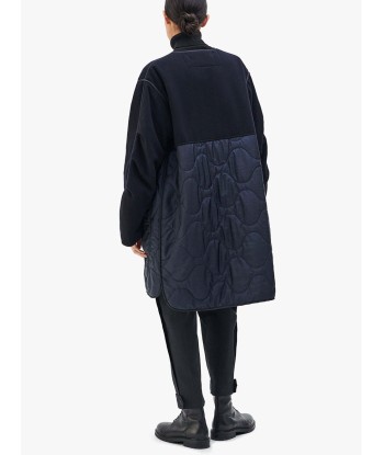 VESTE WOOL QUILT NAVY en linge