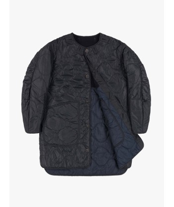 VESTE WOOL QUILT NAVY en linge