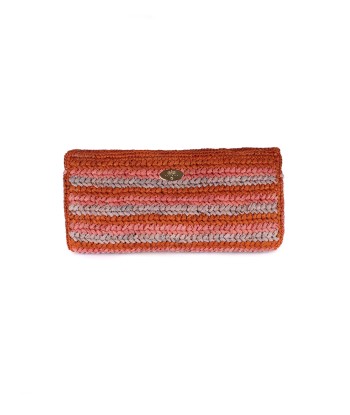 POCHETTE UPTOWN RAPHIA GRENADE de l' environnement