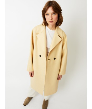 MANTEAU DROPPED SHOULDER VANILLA pas chere