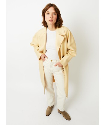 MANTEAU DROPPED SHOULDER VANILLA pas chere