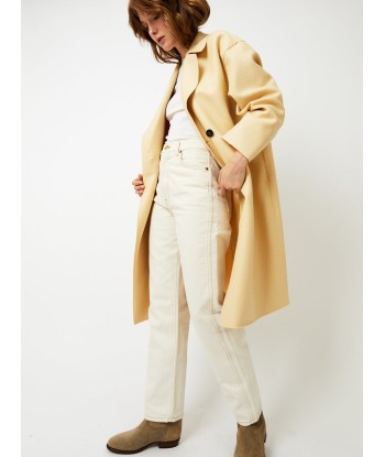 MANTEAU DROPPED SHOULDER VANILLA pas chere