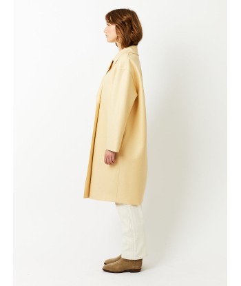 MANTEAU DROPPED SHOULDER VANILLA pas chere