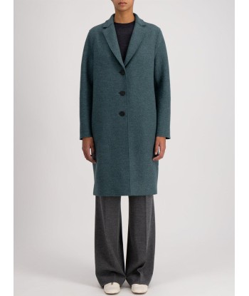 MANTEAU OVERCOAT BOILED WOOL PINE MELANGE de l' environnement