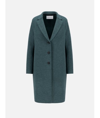 MANTEAU OVERCOAT BOILED WOOL PINE MELANGE de l' environnement