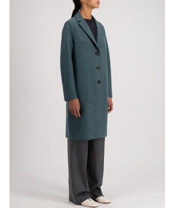 MANTEAU OVERCOAT BOILED WOOL PINE MELANGE de l' environnement