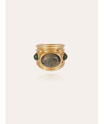 BAGUE SIMONE LABRADORITE & SERPENTINE Voir les baskets