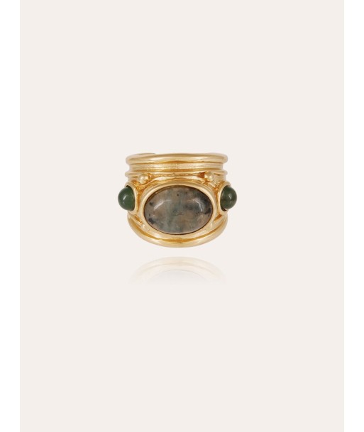 BAGUE SIMONE LABRADORITE & SERPENTINE Voir les baskets