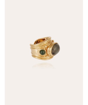 BAGUE SIMONE LABRADORITE & SERPENTINE Voir les baskets