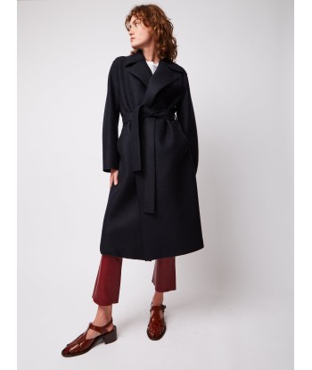 MANTEAU BELTED LONG WOOL en stock