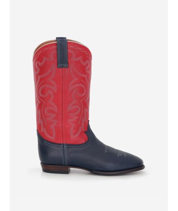 BOTTES MIDNIGHT WANDER NAVY RED pas cher chine