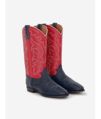 BOTTES MIDNIGHT WANDER NAVY RED pas cher chine