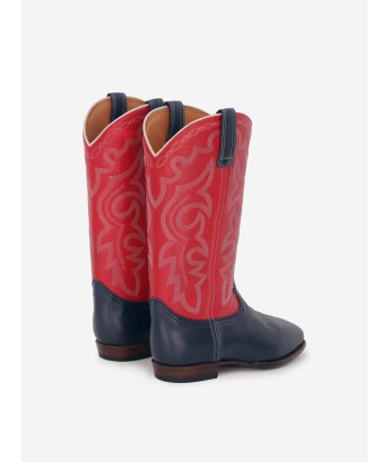 BOTTES MIDNIGHT WANDER NAVY RED pas cher chine